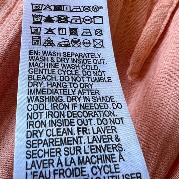 NWT - Roxy Clearwater Cove gauzy ruched bow bodice dress - Picture 12 of 12